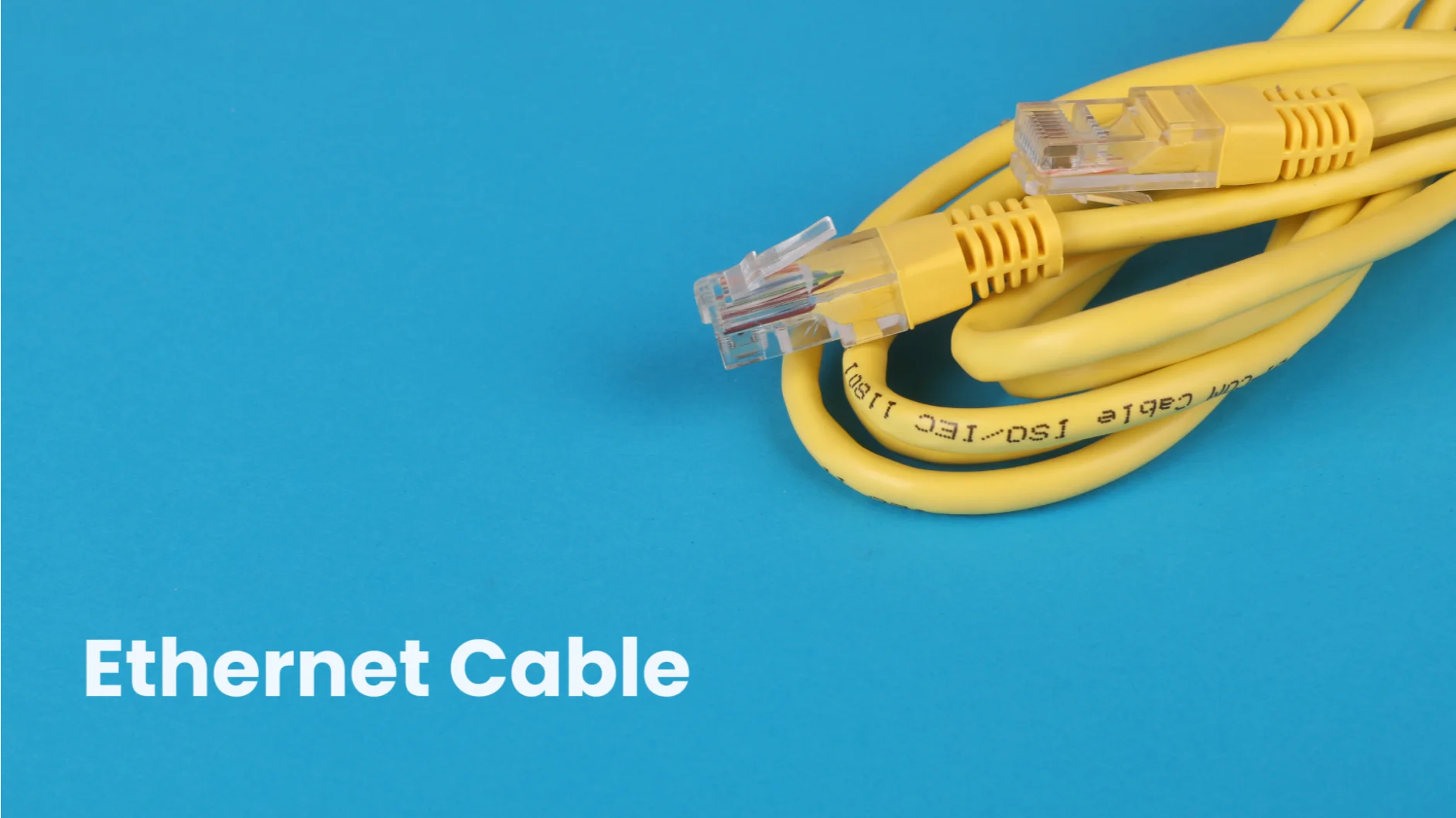 yellow color ethernet cables for better internet connection in gaming